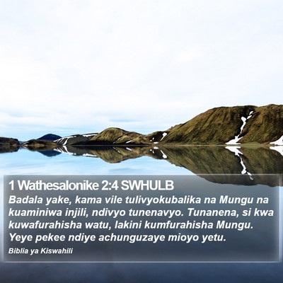 1 Wathesalonike 2:4 SWHULB Bible Verse Image