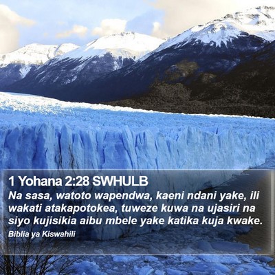 1 Yohana 2:28 SWHULB Bible Verse Image