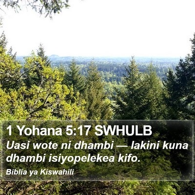 1 Yohana 5:17 SWHULB Bible Verse Image