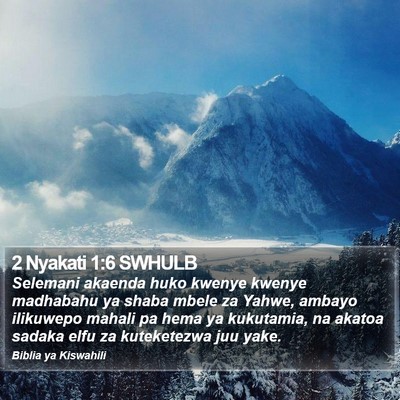 2 Nyakati 1:6 SWHULB Bible Verse Image