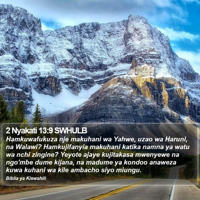 2 Nyakati 13:9 SWHULB Bible Verse Image