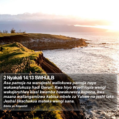 2 Nyakati 14:13 SWHULB Bible Verse Image