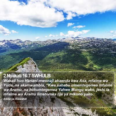 2 Nyakati 16:7 SWHULB Bible Verse Image