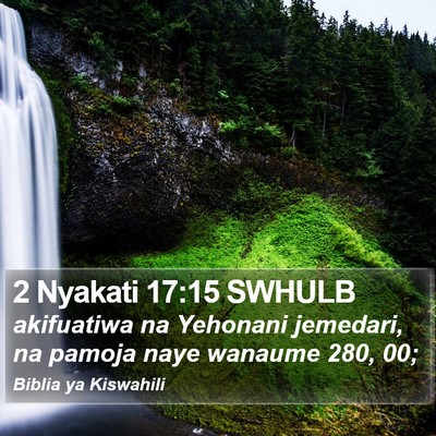 2 Nyakati 17:15 SWHULB Bible Verse Image