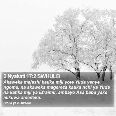 2 Nyakati 17:2 SWHULB Bible Verse Image
