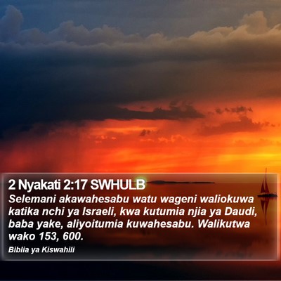2 Nyakati 2:17 SWHULB Bible Verse Image