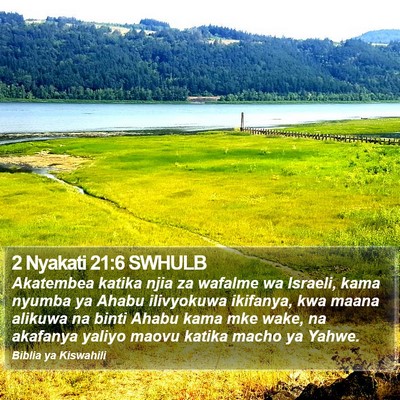 2 Nyakati 21:6 SWHULB Bible Verse Image