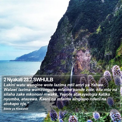 2 Nyakati 23:7 SWHULB Bible Verse Image
