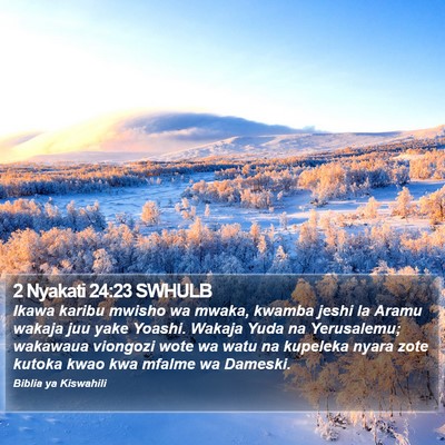 2 Nyakati 24:23 SWHULB Bible Verse Image