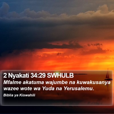 2 Nyakati 34:29 SWHULB Bible Verse Image