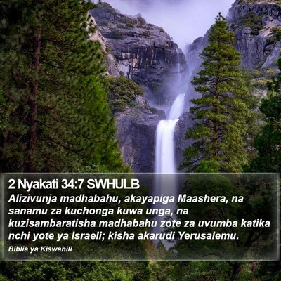 2 Nyakati 34:7 SWHULB Bible Verse Image