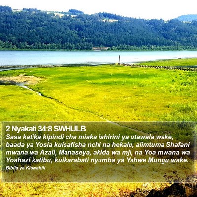 2 Nyakati 34:8 SWHULB Bible Verse Image
