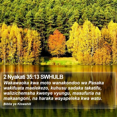 2 Nyakati 35:13 SWHULB Bible Verse Image
