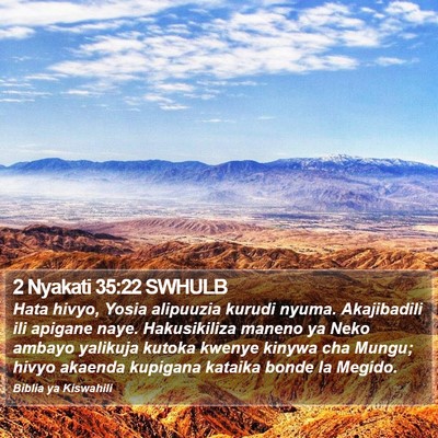 2 Nyakati 35:22 SWHULB Bible Verse Image
