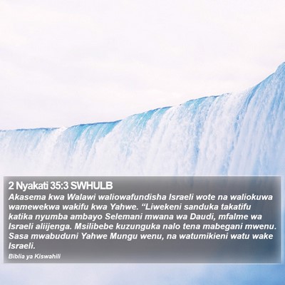 2 Nyakati 35:3 SWHULB Bible Verse Image