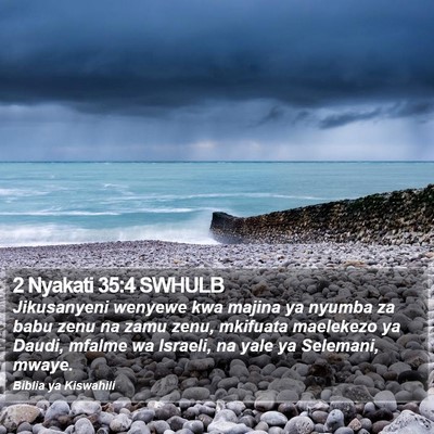 2 Nyakati 35:4 SWHULB Bible Verse Image