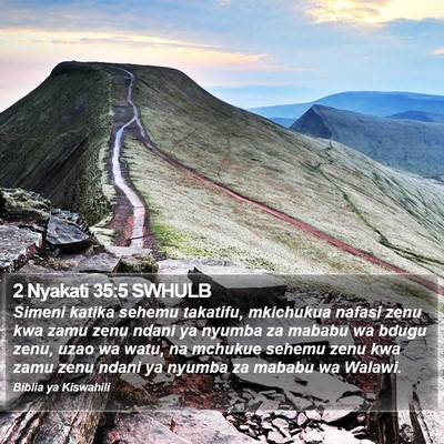 2 Nyakati 35:5 SWHULB Bible Verse Image
