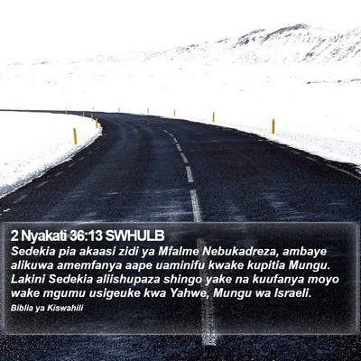 2 Nyakati 36:13 SWHULB Bible Verse Image