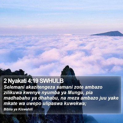 2 Nyakati 4:19 SWHULB Bible Verse Image