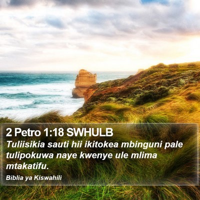 2 Petro 1:18 SWHULB Bible Verse Image