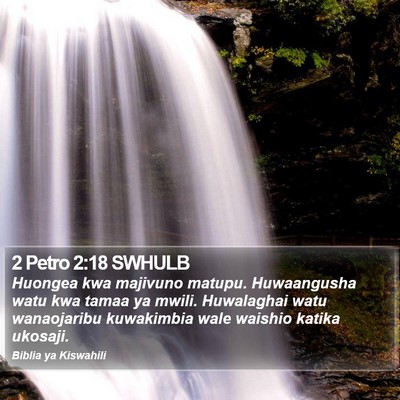 2 Petro 2:18 SWHULB Bible Verse Image