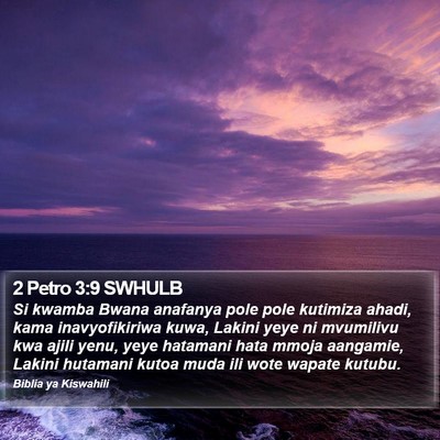 2 Petro 3:9 SWHULB Bible Verse Image