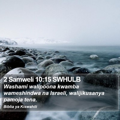 2 Samweli 10:15 SWHULB Bible Verse Image
