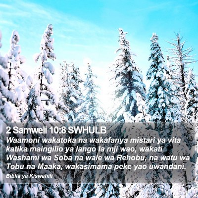 2 Samweli 10:8 SWHULB Bible Verse Image