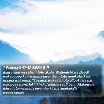 2 Samweli 12:18 SWHULB Bible Verse Image