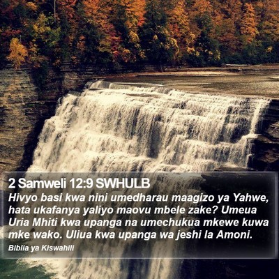 2 Samweli 12:9 SWHULB Bible Verse Image