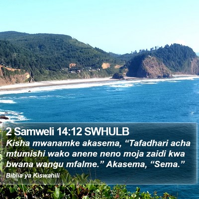 2 Samweli 14:12 SWHULB Bible Verse Image