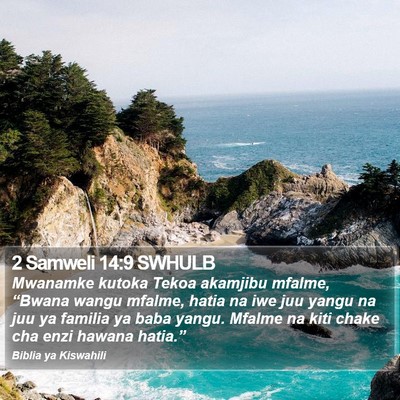 2 Samweli 14:9 SWHULB Bible Verse Image