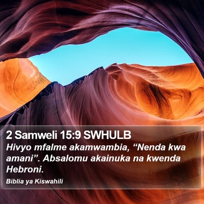 2 Samweli 15:9 SWHULB Bible Verse Image