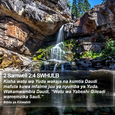 2 Samweli 2:4 SWHULB Bible Verse Image