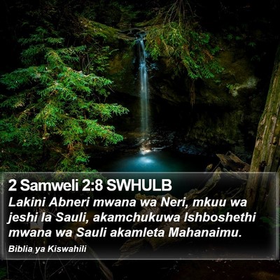 2 Samweli 2:8 SWHULB Bible Verse Image
