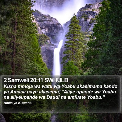 2 Samweli 20:11 SWHULB Bible Verse Image