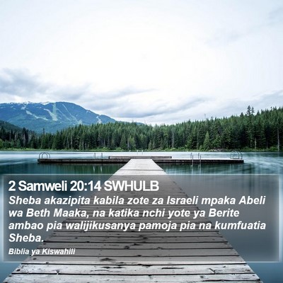 2 Samweli 20:14 SWHULB Bible Verse Image