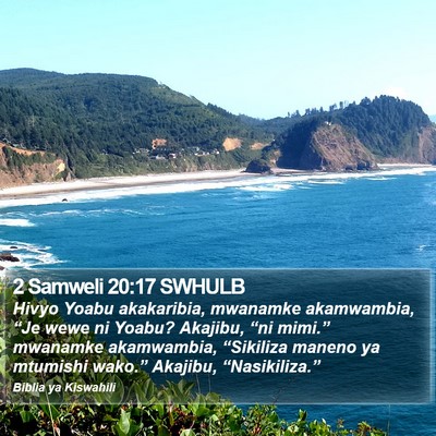 2 Samweli 20:17 SWHULB Bible Verse Image