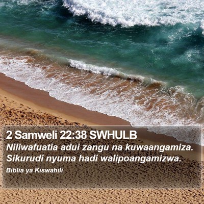 2 Samweli 22:38 SWHULB Bible Verse Image