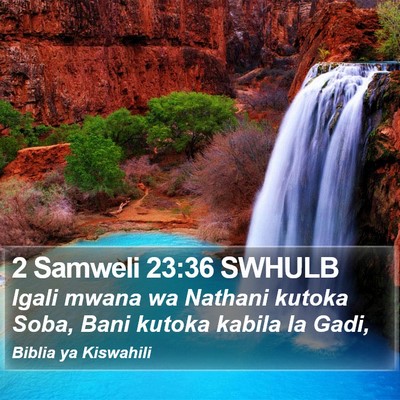 2 Samweli 23:36 SWHULB Bible Verse Image
