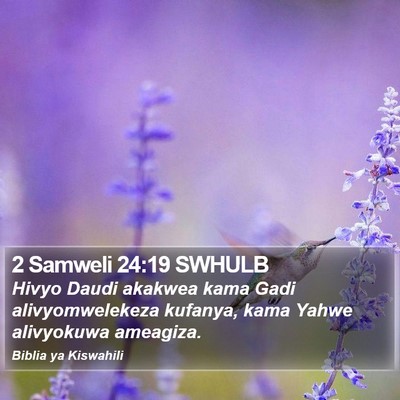 2 Samweli 24:19 SWHULB Bible Verse Image