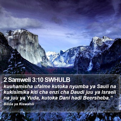 2 Samweli 3:10 SWHULB Bible Verse Image