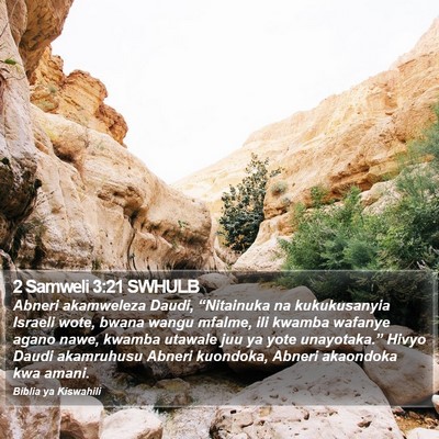 2 Samweli 3:21 SWHULB Bible Verse Image