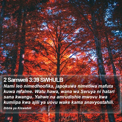 2 Samweli 3:39 SWHULB Bible Verse Image