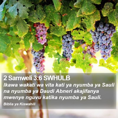 2 Samweli 3:6 SWHULB Bible Verse Image