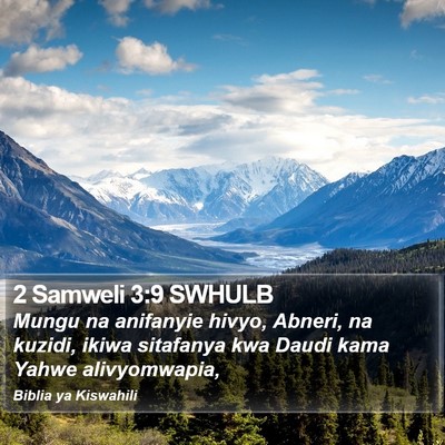 2 Samweli 3:9 SWHULB Bible Verse Image