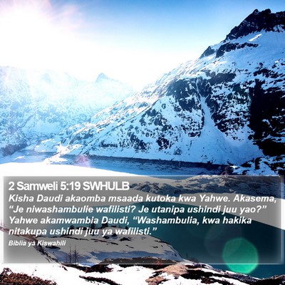 2 Samweli 5:19 SWHULB Bible Verse Image