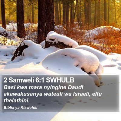 2 Samweli 6:1 SWHULB Bible Verse Image