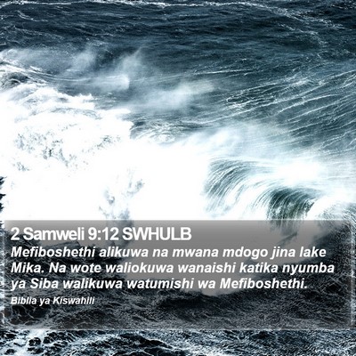 2 Samweli 9:12 SWHULB Bible Verse Image