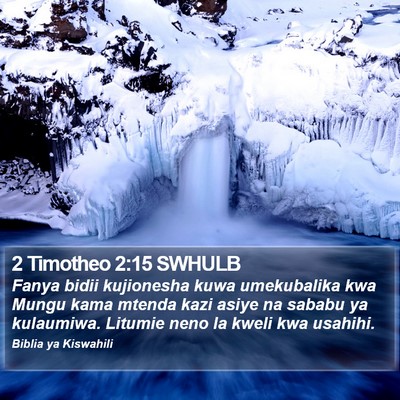 2 Timotheo 2:15 SWHULB Bible Verse Image